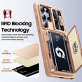 thumbnail image 4 of Funda Ultra para Samsung Galaxy S25, 6,9 pulgadas, tipo cartera, RFID, a prueba de golpes, 4 of 8