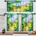 thumbnail image 3 of LALILO Kitchen Curtains and Valances Set of 3 36" Fairy Tale Window Treatment Tiers for Window Decor, 3 of 5
