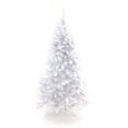 thumbnail image 2 of Perfect Holiday 7.5 Ft Prelit Spruce Christmas Tree, crafted with 1311 realistic tips and 650 clear LED Bulbs with Metal Stand, White, 2 of 3