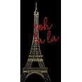 thumbnail image 2 of Allen, Kimberly 9x14 White Modern Wood Framed Museum Art Print Titled - I Love Paris 3 V2, 2 of 4