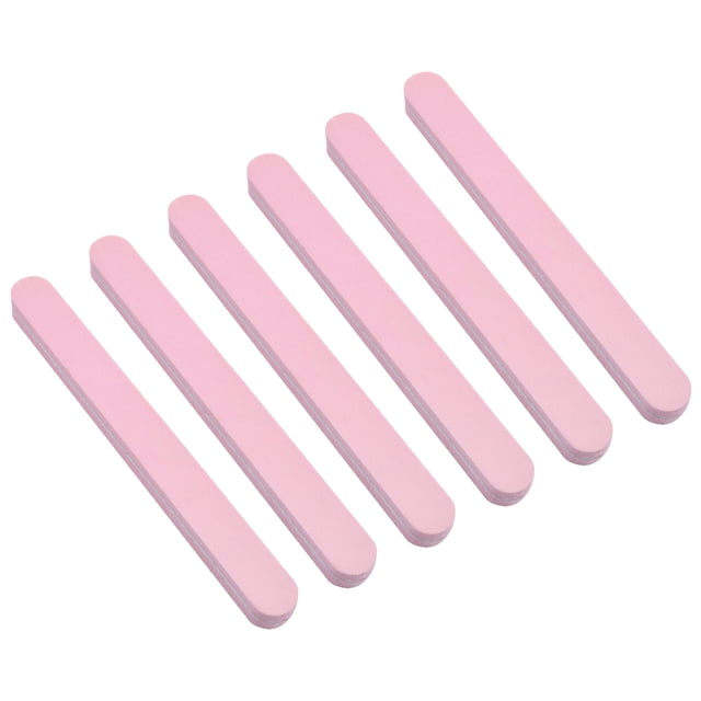 MERRYHAPY 6pcs Nail Buffer and File Professional Manicure Tools for Women with Simple Design in Pink