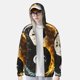 thumbnail image 2 of Balery Yin Yang Sudadera ligera de manga larga con capucha y protección solar UPF 50+ para hombre y mujer, ideal para pesca y running-XX-Large, 2 of 7