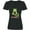 AB-Black, variant on Avogato- Cute Green Cat Avocado Women's V-Neck T-Shirt
