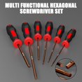 thumbnail image 5 of Magnetic Hex Screwdriver Set 8 Size Ergonomic Handle Inner Hexagonal Screwdriver for Electronics Automobile Repair, 5 of 7