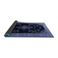 thumbnail image 2 of Ahgly Company Indoor Square Medallion Blue Traditional Area Rugs, 7' Square, 2 of 4