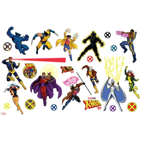 RoomMates Marvel's X-MEN '97 Characters Peel and Stick Wall Decals