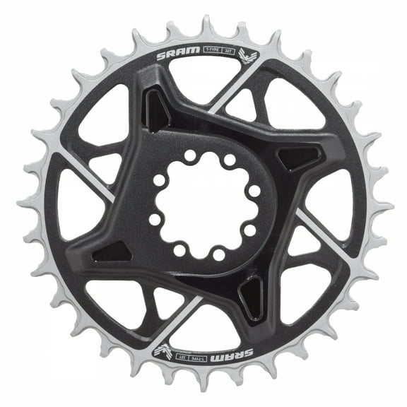 SRAM X0 Eagle T-Type Direct Mount Chainring - 32t, 12-Speed, 8-Bolt Direct Mount, 3mm Offset, Aluminum, Black, D1
