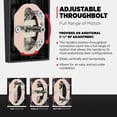 thumbnail image 5 of Kwikset San Clemente Front Door Lock Handle and Deadbolt Set, Entry Handleset Exterior with Interior Reversible Lever, Satin Brass, Pick Resistant SmartKey Deadbolt Security, with Microban Protection, 5 of 9
