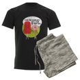 thumbnail image 6 of CafePress - Popsicle Stick Men's Dark Pajamas - Men's Dark Loose Fit Cotton Pajama Set, 6 of 7