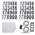 thumbnail image 1 of Bike Triathlon Race Number Plate Mount Bicycle Seatpost Holder with Rubber Band, 1 of 8