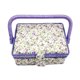 thumbnail image 1 of sweethay Cesta de costura pequeña, caja de almacenamiento de Kits de costura, caja de almacenamiento de herramientas de costura de diseño Tela de costura y artesanía seis, 1 of 5