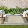 thumbnail image 2 of Nourison Essentials Indoor/Outdoor Ivory Gold 4' x 6' Area Rug (4x6), 2 of 9