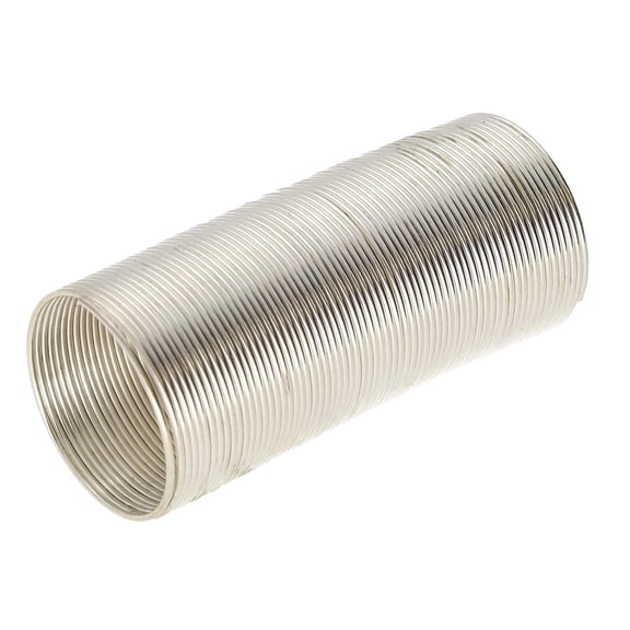 The Beadsmith Plated Memory Wire - 0.75 inches in diameter - 48 Coils Each - Silver Color - Stainless Steel - Create multi-strand round rings and DIY jewelry