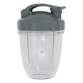 thumbnail image 2 of 4 Pack UpStart Components Replacement 18 oz Cup with Flip Top To-go Lid for Ninja NutriBullet Pro Blender, 2 of 4