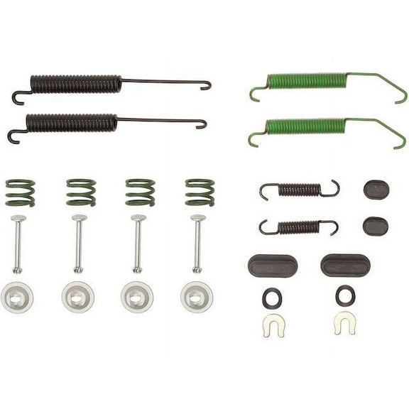 Rear Drum Brake Hardware Kit - Compatible with 2017 - 2024 Mitsubishi Mirage 2018 2019 2020 2021 2022 2023