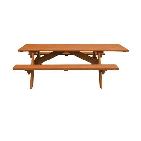 30 x 94 x 66 in. Cedar Chest Solid Wood Outdoor Picnic Table