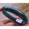 thumbnail image 3 of Icy Green Natural A JADE Jadeite Bangle Bracelet 60 mm 685802 TN, 3 of 10