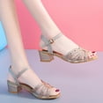 thumbnail image 3 of Vedolay Shoes for Women Closed Toe Sandals Women Dressy Summer Wedge Orthopedic Sandals,Gold 6.5, 3 of 5