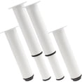 thumbnail image 1 of Patas Ajustables Blancas para Muebles, Paquete de 4, Acero Inoxidable para Sofá Cama, Pies de Metal de 7-12.5 Pulgadas, 1 of 9