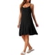 thumbnail image 4 of INSPIRAR CHIC Vestido de Noche Sin Mangas con Tirantes Cruzados Ropa de Dormir 2XL Negro, 4 of 6