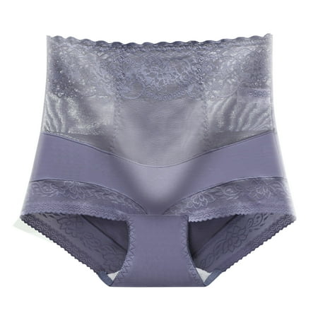 DondPO Womens Underwear European And American Women s Sexy Briefs Female Non Pants Female Ice Silk Buttocks Sexy Lady Seamless Underwear For Women Womens Sexy Underwear Blue XL Clearance