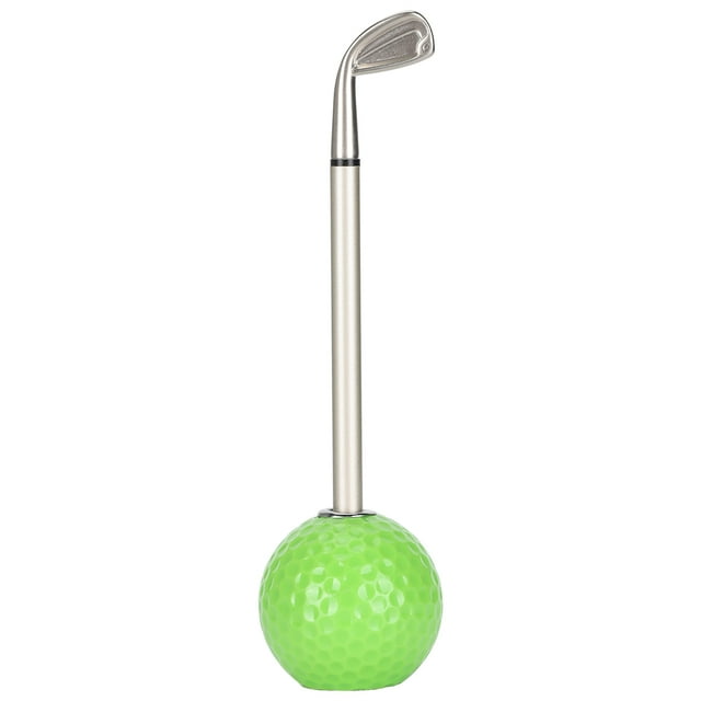 Ensemble de Stylos de Golf, Multi-Fonction Durable avec Design de Balle de Golf, Ensemble Cadeau de Stylos de Golf, pour Stylo Accessoire pour Amateurs de Golf, Support de Stylos Vert, Blanc
