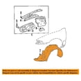 thumbnail image 3 of For 93-97 Corolla Front Splash Shield Inner Fender Liner Panel Left Driver Side, 3 of 3