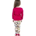 thumbnail image 3 of LazyOne Warm Long-Sleeve PJ Sets for Girls and Boys, Duck Duck Moose Pink, Funny Animal Kids' Pajama Sets, 3 of 7