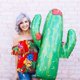 thumbnail image 4 of 1 pieza de globos de helio con forma de árbol de cactus grande, plantas de bosque tropical, decoraciones de bosque tropical de Hawái, globos, suministros para fiestas, juguetes, 4 of 5