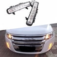 thumbnail image 3 of Aramox 2pcs ABS & LED Daytime Running Lights, Car DRL Fog Lamp Turn Signal Light, Fits For Edge SUV 11-14, 3 of 8
