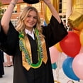 thumbnail image 4 of BotaniNest Double Layer Graduation Ribbon Ribbon Belt Honorary Rope Hand Woven Graduation Ribbon Graduation Sash Graduates' Commemorative, 4 of 6