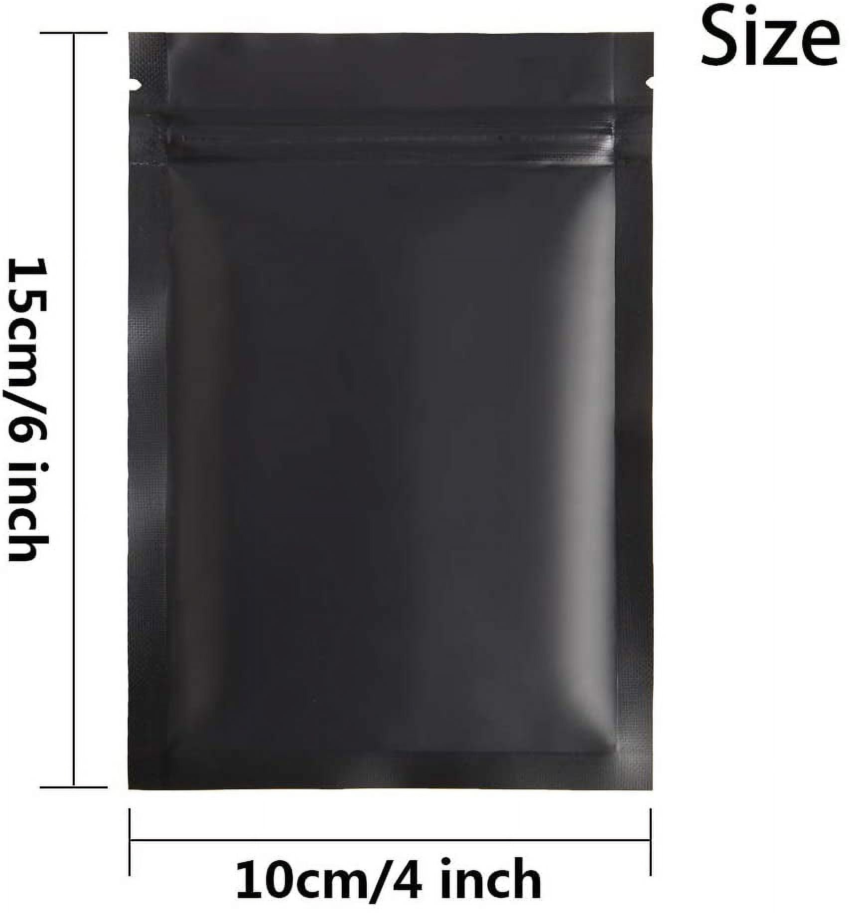 Mylar Bags 100 Pack Smell Proof Bags - 46 Inch Resealable