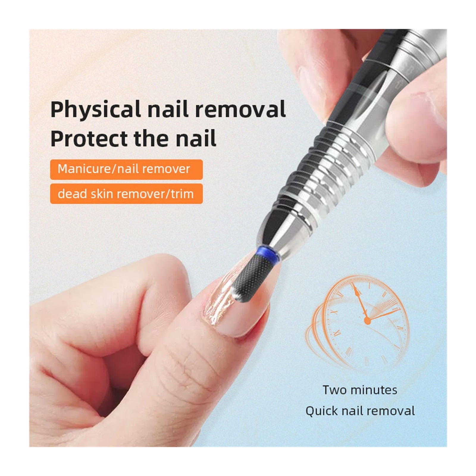 Professional Nail Drill Machine With LCD Display, Portable Rechargeable Manicure Drill Pen, Tools For Gel Removing ,Low Noise
