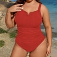 thumbnail image 1 of Plus Size Swimwear Two Piece Control Bathing High Waisted Bikini With Adjustable Straps Womens Bikini Bathing Suits plus Swimsuit Women plus Size 3x Swimsuit Cover Ups Women plus Size Swimming Suits, 1 of 8
