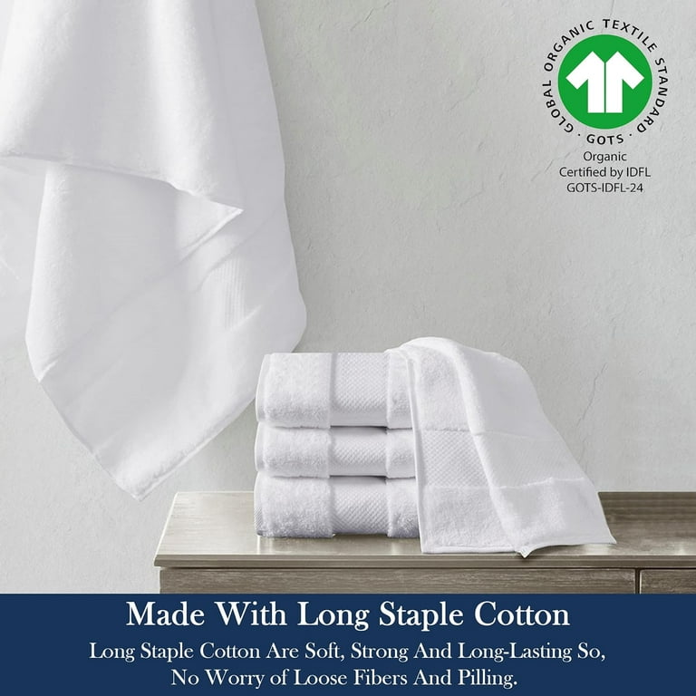 Organic Cotton Luxuriously Plush Bath Sheet Pack of 4