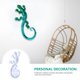 thumbnail image 3 of Molde de silicona - Fabricación de resina epoxi hecha a mano con forma de gecko 3D 2 piezas Sywqhk Libre de BPA, 3 of 9