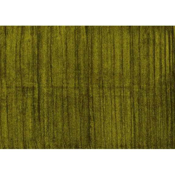 Ahgly Company Indoor Rectangle Abstract Yellow Contemporary Area Rugs, 5' x 8'