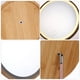 thumbnail image 4 of Espejo de maquillaje de madera con luz LED, giratorio 90°, para mesa, 1 unidad, 4 of 5