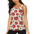 thumbnail image 2 of Haiem Hand Drawn Tomatoes Workout Tank Tops for Women, Athletic Sports Slim-Fit Tank Tops, Compression Sleeveless Dry Fit Shirts,Athletic Shirt-Medium, 2 of 9