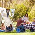 thumbnail image 3 of Camping Triangle Flag Felt Flags for Decor 3Pcs Outdoor Yard Hanging Flags, 3 of 4