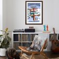 thumbnail image 4 of Art.com Steamboat Springs, Colorado - Ski Run Signpost Art Print by Lantern Press, Brown Frame Wall Art, 32" x 44", 4 of 5