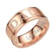 thumbnail image 2 of Anillos para mujer, regalos para mujer, joyería de acero de titanio con letras de moda para hombre, 1 anillo para mujer, 2 of 4