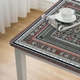 thumbnail image 4 of BANET Valentines Tablecloth Waterproof Tablecloths, Red Buffalo Checkered Branchs Frame Table Cloth Dining Table Cover Cloth for Kitchen Party Outdoor Tabletop Decor, Rectangle Tablecloth White, 4 of 7