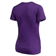 thumbnail image 3 of Women's Purple LSU Tigers X Ray V-Neck T-Shirt, 3 of 3