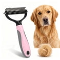 thumbnail image 7 of Pet Grooming Brush Double Sided, Deshedding Tool For Dogs for Removing Loose Hair, Mats, Tangles & Undercoat, 7 of 7