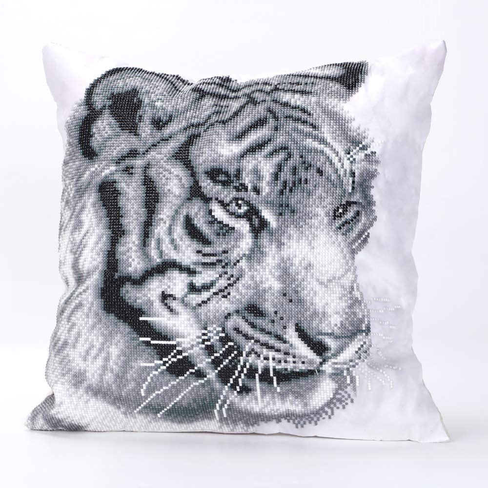pillow envelope - wild animal cushion -Coussin cover portrait tiger 45 cmx45 cm tiger pillow