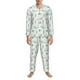 thumbnail image 3 of Fotbe Whale And Turtle Pijama de Hombre con Estampado de Manga Larga, Conjunto de 2 Piezas, Ropa de Dormir Suave y Cómoda con Bolsillos-Small, 3 of 7