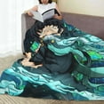thumbnail image 6 of Demon Slayer Muichiro Tokito Kids Adults Ultra-Soft Micro Fleece Blanket Throw All Season Fuzzy Lightweight Throw Blankets For Office Company Home Couch Bed Sofa 60"X50", 6 of 7