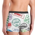 thumbnail image 4 of Kdxio Men's Boxer Briefs with Stamp Set Collection Print - Comfortable and Breathable Underwear for Everyday Wear, 4 of 7