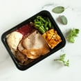 thumbnail image 2 of Holiday Turkey Dinner Packed individually for 2: Roasted Turkey, Mouthwatering Turkey Gravy , Traditional Stuffing, Delicious Mashed Yukon Gold Potatoes, Crispy Green Beans, and yummy Cranberry Sauce, 2 of 5